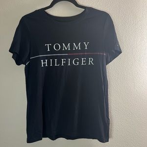 Tommy Hilfiger navy short sleeve shirt